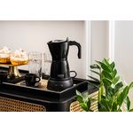 Electronice si Electrocasnice - Electrocasnice bucatarie - Preparare bauturi - Cafetiere - Cafetiera electrica pentru moka Camry CR 4415B, Capacitate 300 ml - Infinity.ro
