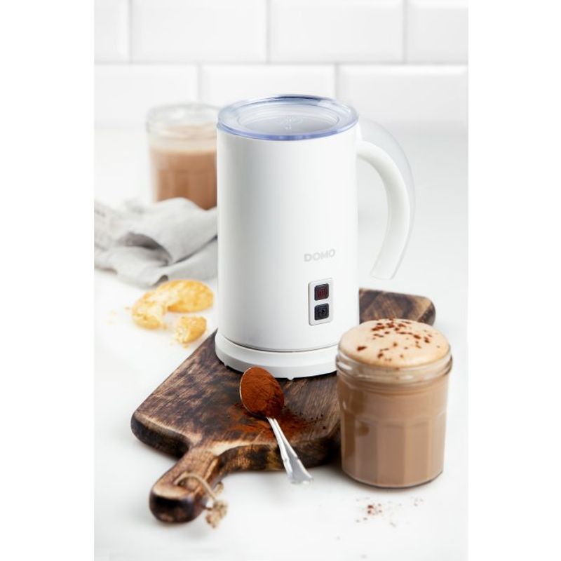 Electronice si Electrocasnice - Electrocasnice bucatarie - Preparare bauturi - Cafetiere - Aparat pentru spumare lapte Domo DO731MF, 450-550 W, 240 ml spuma - Infinity.ro