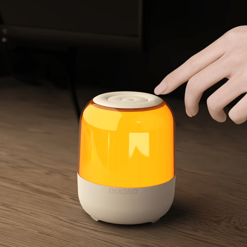 TV, Audio-Video si Foto - Portabile audio - Boxe portabile - Boxa Wireless, Bluetooth 5.0, 5 W, Baterie 1200 mAh, Iluminare RGB, LED, Cititor de carduri TF/SD - Alb - Infinity.ro