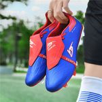 Sport si Outdoor/Echipament Sportiv/Incaltaminte sport/Pantofi sport - Ghete de fotbal MBrands 8.7 cu crampoane din plastic FG, albastru 35 - Infinity.ro