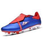 Sport si Outdoor/Echipament Sportiv/Incaltaminte sport/Pantofi sport - Ghete de fotbal MBrands 8.7 cu crampoane din plastic FG, albastru 35 - Infinity.ro