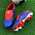 Sport si Outdoor/Echipament Sportiv/Incaltaminte sport/Pantofi sport - Ghete de fotbal MBrands 8.7 cu crampoane din plastic FG, albastru 35 - Infinity.ro