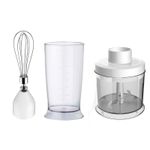 Electronice si Electrocasnice - Electrocasnice bucatarie - Mixere, tocatoare & roboti de bucatarie - Blendere si mini tocatoare - Blender vertical 3 in 1 HBS 6001 WH, 300 W - Infinity.ro