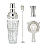 Casa si Gradina - Bucatarie si vesela - Accesorii bar - Shakere - Set de cocktail Livoo GS156, 4 piese - Infinity.ro