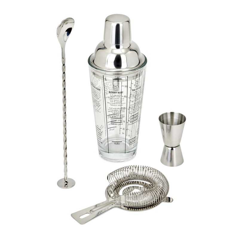 Casa si Gradina - Bucatarie si vesela - Accesorii bar - Shakere - Set de cocktail Livoo GS156, 4 piese - Infinity.ro