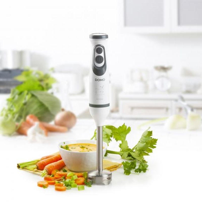 Electronice si Electrocasnice - Electrocasnice bucatarie - Mixere, tocatoare & roboti de bucatarie - Blendere si mini tocatoare - Blender vertical 3 in 1 Domo DO1089M, Putere 600 W - Infinity.ro