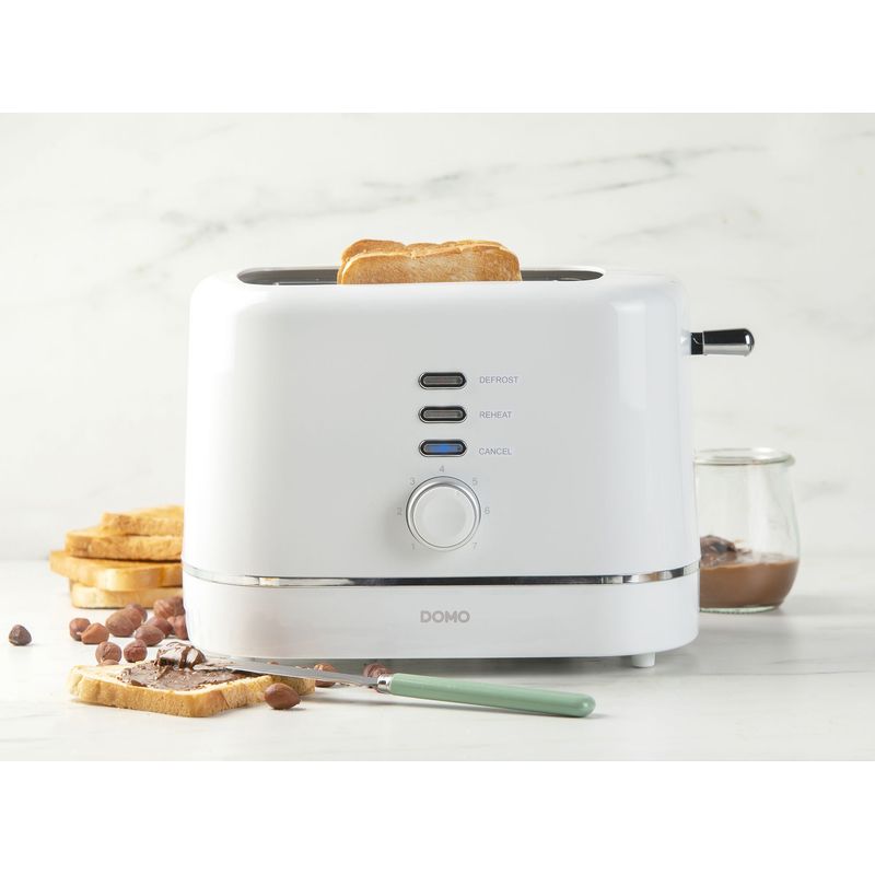 Electronice si Electrocasnice - Electrocasnice bucatarie - Preparare paine - Prajitoare de paine - Prajitor de paine Domo DO964T, 850 W - Infinity.ro