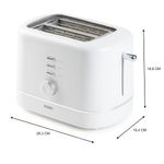 Electronice si Electrocasnice - Electrocasnice bucatarie - Preparare paine - Prajitoare de paine - Prajitor de paine Domo DO964T, 850 W - Infinity.ro