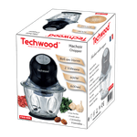 Electronice si Electrocasnice - Electrocasnice bucatarie - Mixere, tocatoare & roboti de bucatarie - Blendere si mini tocatoare - Tocator electric Techwood THA-606, 600ml, 200-400W, sticla - Infinity.ro