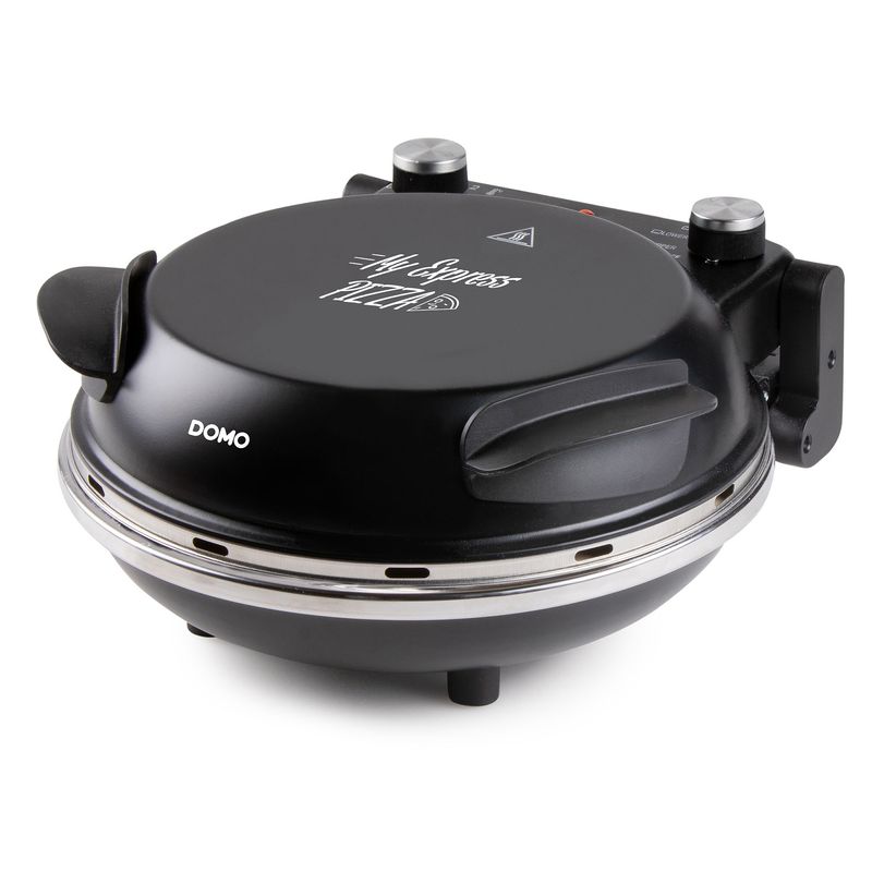 Electronice si Electrocasnice - Aragazuri, cuptoare si hote - Cuptoare - Cuptoare electrice - Aparat pentru preparat pizza Domo DO9285PZ, 1200W, Ø32cm - Infinity.ro