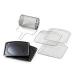 Electronice si Electrocasnice - Aragazuri, cuptoare si hote - Cuptoare - Cuptoare electrice - Friteuza, Cuptor cu aer cald si Uscator de alimente 3 in 1 Domo DO534FR, 1800 W, capacitate 10 l, 8 programe - Infinity.ro