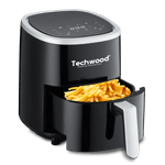 Electronice si Electrocasnice - Electrocasnice bucatarie - Aparate de gatit & desert - Friteuze - Friteuza cu aer cald Techwood TFR-358SHD, 3.5L, 1200W, 8 programe, 80 - 200 °C - Infinity.ro
