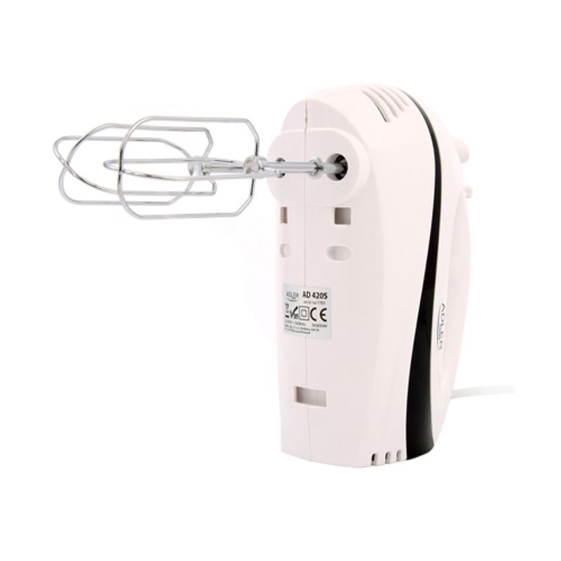 Electronice si Electrocasnice - Electrocasnice bucatarie - Mixere, tocatoare & roboti de bucatarie - Mixere - Mixer manual Adler AD4205b, 5 viteze, 300W, Turbo - Infinity.ro