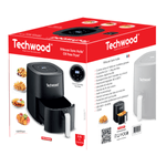 Electronice si Electrocasnice - Electrocasnice bucatarie - Aparate de gatit & desert - Friteuze - Friteuza cu aer cald Techwood TFR-556SHD, 5.5L, 1700W, 8 programe, 80 - 200 °C - Infinity.ro