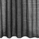 Casa si Gradina - Textile si covoare - Perdele si draperii - Draperii - Draperie EVA MINGE REINA confectionata din tesatura de sifon cu model din fire de mohair, 135 x 270 cm, negru - Infinity.ro