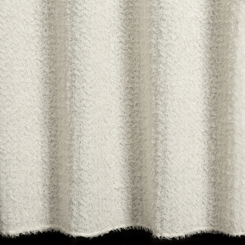 Casa si Gradina - Textile si covoare - Perdele si draperii - Draperii - Draperie EVA MINGE TIFFANY confectionata din tesatura de sifon,din fir de mohair si volane subtile, 135 x 250 cm, crem - Infinity.ro