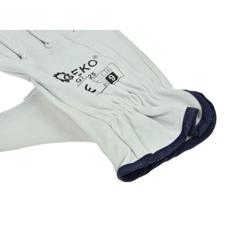 Casa si Gradina - Constructii - Echipamente de lucru - Manusi protectia muncii - Mănuși de protecție din piele, mărimea 9, Geko G73525 - Infinity.ro
