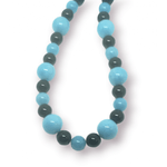 Fashion, accesorii si bijuterii - Femei - Bijuterii femei - Coliere femei - Set bijuterii Angelit cu Agate Negre - Infinity.ro