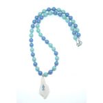 Fashion, accesorii si bijuterii - Femei - Bijuterii femei - Coliere femei - Set bijuterii Swarovski si Cuart Roz - Infinity.ro
