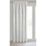 Casa si Gradina - Textile si covoare - Perdele si draperii - Draperii - Draperie INES in stil ecologic, 140 x 270 cm, alb, argintiu - Infinity.ro