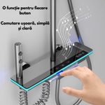 Casa si Gradina - Sanitare - Cazi si cabine de dus - Coloane si seturi de dus - Set de dus cu Iluminare LED si afisaj Digital al Temperaturi, Termostat si turbina generatoare de curent integrata - Infinity.ro