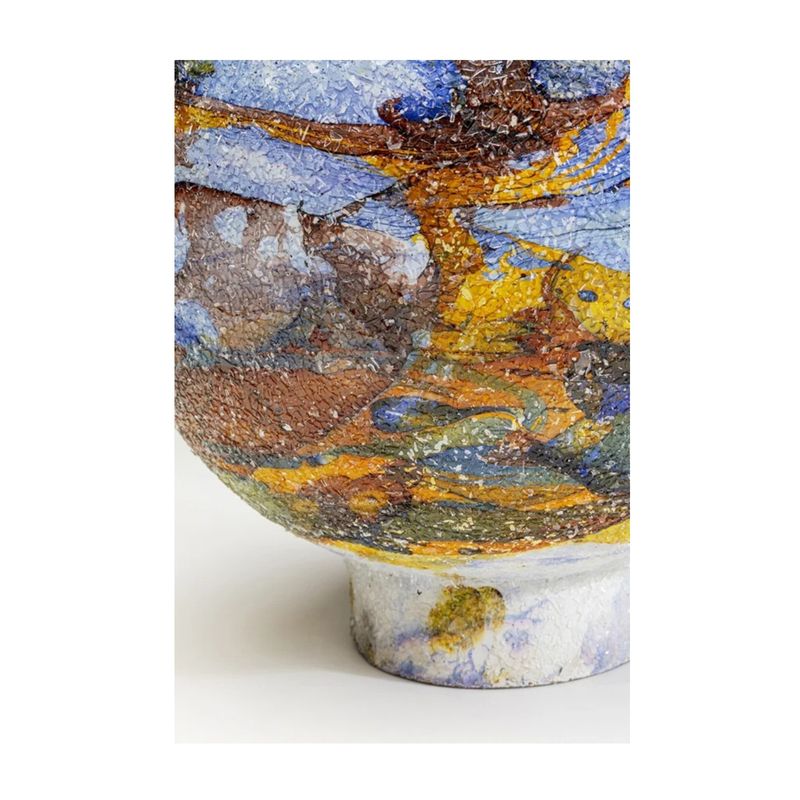 Casa si Gradina - Decoratiuni - Obiecte decorative - Accesorii decorative - Vaza metalica Aquarell, 46 cm, multicolor - Infinity.ro