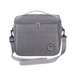 Sport si Outdoor - Camping - Bucatarie de camping - Cutii si genti frigorifice - Geanta termica pentru transportul alimentelor, LUNCH BOX, 29x20x21 cm, gri - Infinity.ro