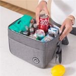 Sport si Outdoor - Camping - Bucatarie de camping - Cutii si genti frigorifice - Geanta termica pentru transportul alimentelor, LUNCH BOX, 29x20x21 cm, gri - Infinity.ro