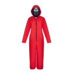 Casa si Gradina - Decoratiuni - Decoratiuni petrecere - Masti si costume carnaval - Costum gardian Squid Game, KidMania®, model Triunghi pentru adulti - Jocul Calamarului M - Infinity.ro