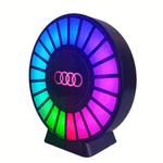 Auto si Moto - Intretinere auto - Odorizante auto - Odorizant pentru masina cu lumini led RGB care ritmeaza pe muzica, suport prindere grila ventilatie, suport magnet - Infinity.ro