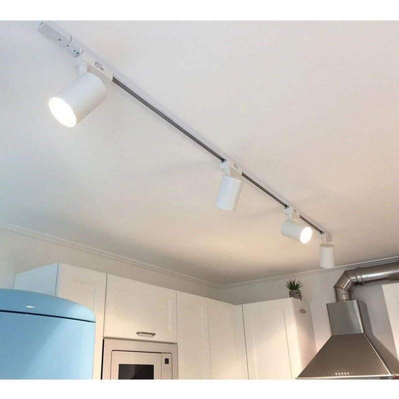 Casa si Gradina - Corpuri si surse de iluminat - Plafoniere, aplice si spoturi - Spot LED Techstar® Tracklights, Pentru Sina RailRacks Monofazata Tip L, 20w, 6500k Lumina Rece, Iluminat Directionabil - Infinity.ro