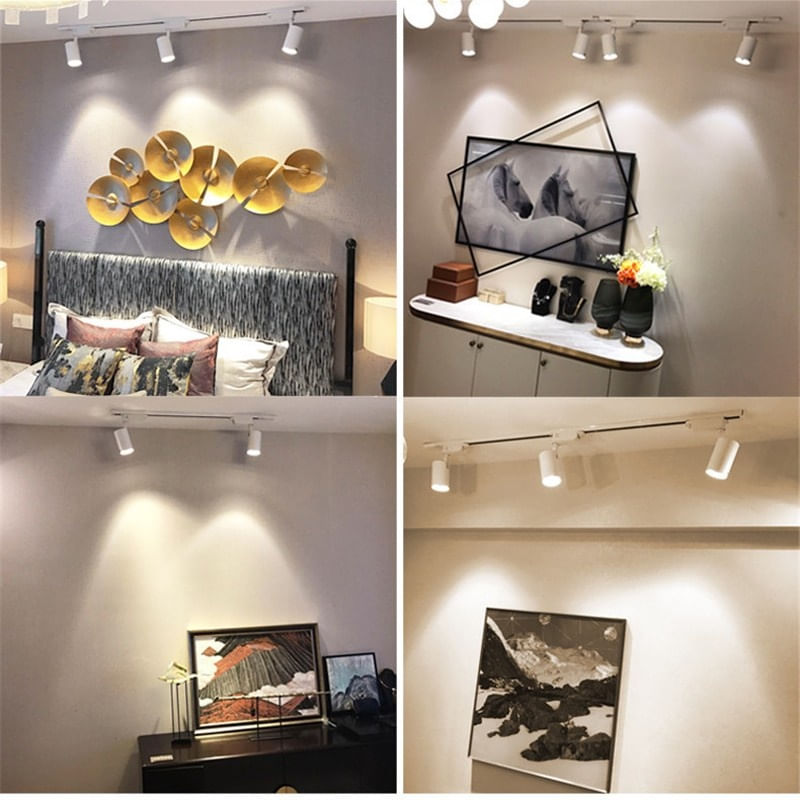 Casa si Gradina - Corpuri si surse de iluminat - Plafoniere, aplice si spoturi - Spot LED Techstar® Tracklights, Pentru Sina RailRacks Monofazata Tip L, 20w, 6500k Lumina Rece, Iluminat Directionabil - Infinity.ro