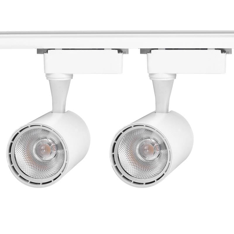 Casa si Gradina - Corpuri si surse de iluminat - Plafoniere, aplice si spoturi - Spot LED Techstar® Tracklights, Pentru Sina RailRacks Monofazata Tip L, 20w, 6500k Lumina Rece, Iluminat Directionabil - Infinity.ro