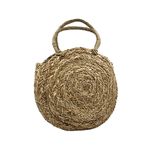 Fashion, accesorii si bijuterii - Femei - Accesorii femei - Genti si rucsacuri femei - Geanta Boho din Fibre Naturale cu Pene Negre si Scoici – Hoff Interieur - Infinity.ro