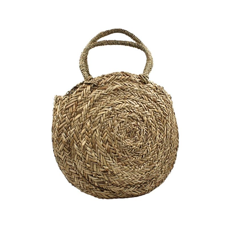 Fashion, accesorii si bijuterii - Femei - Accesorii femei - Genti si rucsacuri femei - Geanta Boho din Fibre Naturale cu Pene Negre si Scoici – Hoff Interieur - Infinity.ro