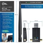 PC, gaming si accesorii - Retelistica - Wireless - Adaptoare wireless - Adaptor Wireless Techstar® AC 1200 Dual-Band, 1200Mbps, USB 3.0, 2.4G/5G, Long Range, 2 Antene, Negru - Infinity.ro
