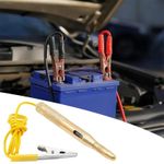 Auto si Moto - Reparatii si depanare - Scule auto - Testere si multimetre - Creion De Testare A Tensiunii Auto Techstar® D0086-Y, DC 6V/12V/24V, 115x10 Mm, Compatibil Masini, Barci, Motociclete - Infinity.ro