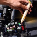 Auto si Moto - Reparatii si depanare - Scule auto - Testere si multimetre - Creion De Testare A Tensiunii Auto Techstar® D0086-Y, DC 6V/12V/24V, 115x10 Mm, Compatibil Masini, Barci, Motociclete - Infinity.ro