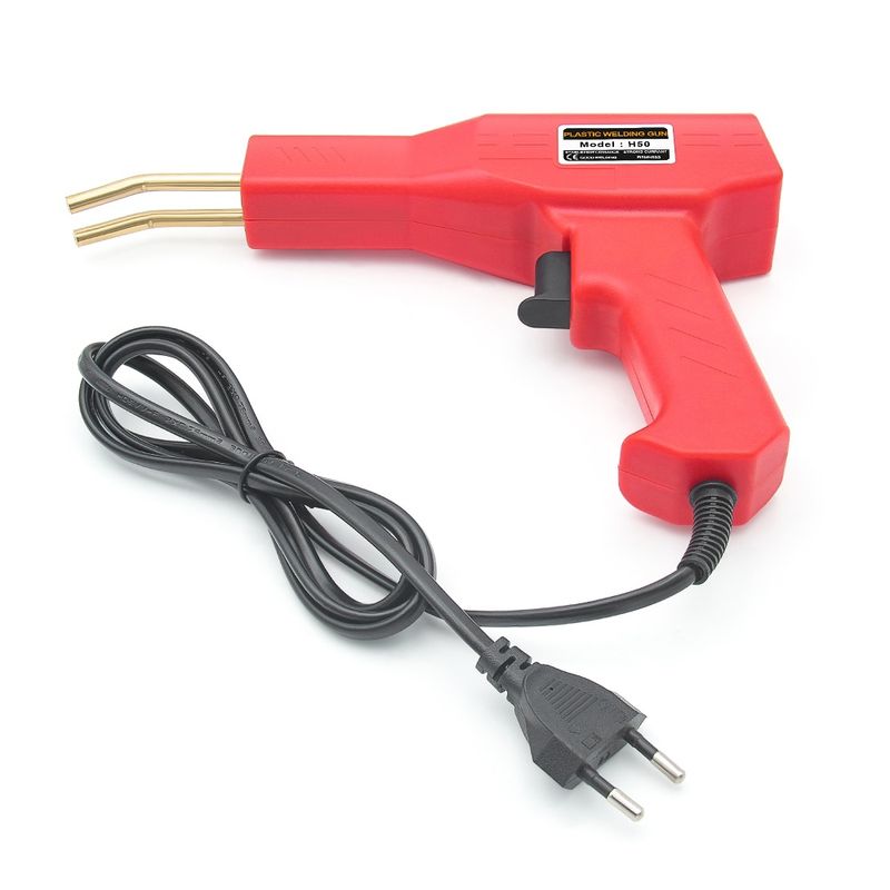 Casa si Gradina - Constructii - Scule electrice si accesorii - Pistoale de lipit - Trusa Profesionala de Sudat Plastic cu Pistol pentru Repararea Fisurilor, 50W, 200 Capse, Inclusiv Geanta de Transport - Infinity.ro