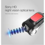 Auto si Moto - Electronice auto - Camere auto si DVR - Camera Video Auto DVR Techstar® KL501 FullHD, NT96658, cu Night Vision, WiFi App Android & iOS, Unghi 170° - Infinity.ro