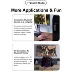 TV, Audio-Video si Foto - Accesorii TV si audio - Cabluri si adaptoare audio - Transmitator si Receptor Audio Techstar M126 cu Bluetooth 5.4, Wireless, Portabil, Compatibil TV, PC, Boxe, Casti, Aux - Infinity.ro
