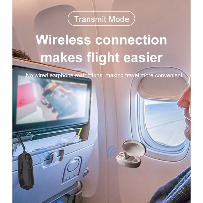 TV, Audio-Video si Foto - Accesorii TV si audio - Cabluri si adaptoare audio - Transmitator si Receptor Audio Techstar M126 cu Bluetooth 5.4, Wireless, Portabil, Compatibil TV, PC, Boxe, Casti, Aux - Infinity.ro