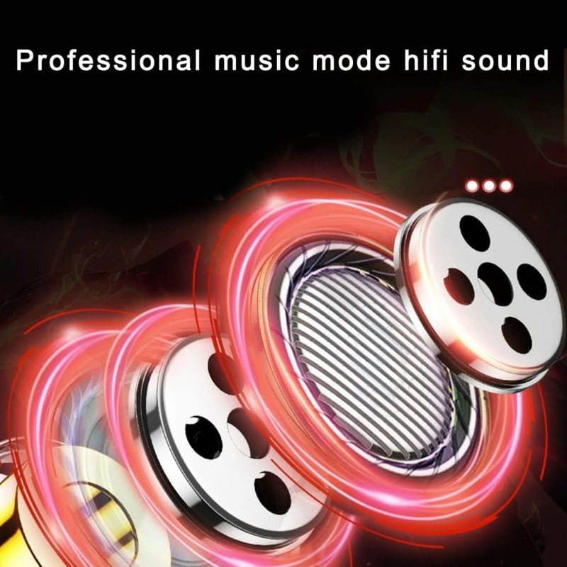 TV, Audio-Video si Foto - Portabile audio - Casti audio - Casti Bluetooth Pentru Gaming Techstar® K98, Bluetooth 5.1, Microfon, Control Prin Atingere, Indicator LED, Rezistente - Infinity.ro