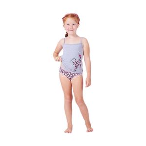 Set 2 tricou si chiloti fete Rossoporpora CB142 Multicolor 6-7 ani 116-122 CM