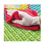 Jucarii, Copii si Bebe - Jucarii si jocuri - Jocuri si puzzle - Puzzle - Covoras de joaca puzzle mare, tematica Ferma Animalelor, din spuma EVA, 4 piese de 60x60x1cm, multicolor - Infinity.ro