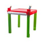 Jucarii, Copii si Bebe - Jucarii si jocuri - Jucarii & jocuri educative - Seturi pictura si desen - Masa de Colorat, cu Creioane Colorate si Autocolante, 41.5x38x39cm - Infinity.ro