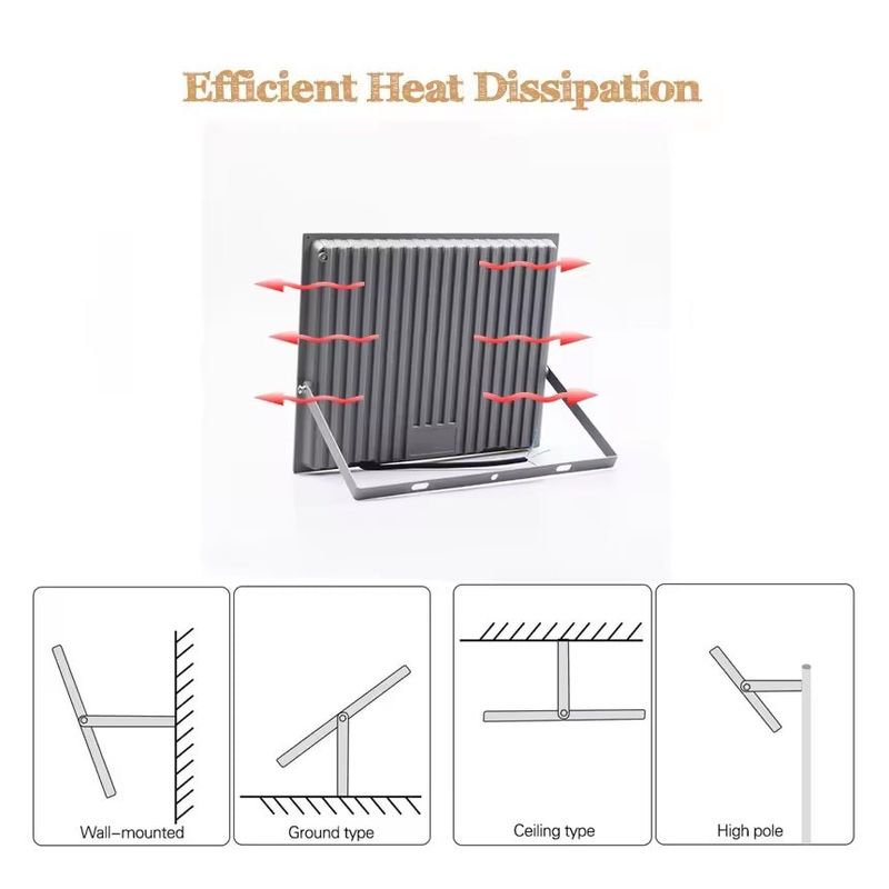 Casa si Gradina/Corpuri si surse de iluminat/Iluminat comercial si industrial/Proiectoare si lampi de lucru - Proiector cu LED-uri de 400W, 40000LM, pentru exterior sau interior, IP66, din sticla mata anti-orbire - Infinity.ro
