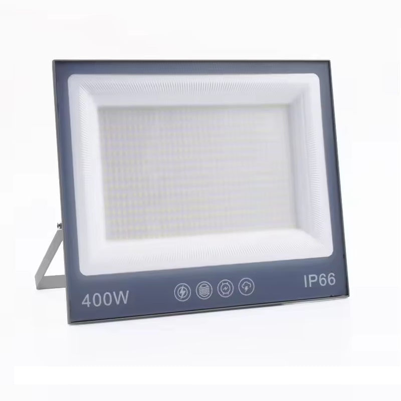 Casa si Gradina/Corpuri si surse de iluminat/Iluminat comercial si industrial/Proiectoare si lampi de lucru - Proiector cu LED-uri de 400W, 40000LM, pentru exterior sau interior, IP66, din sticla mata anti-orbire - Infinity.ro