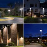 Casa si Gradina/Corpuri si surse de iluminat/Iluminat comercial si industrial/Proiectoare si lampi de lucru - Proiector cu LED-uri de 400W, 40000LM, pentru exterior sau interior, IP66, din sticla mata anti-orbire - Infinity.ro