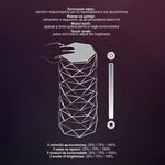 Casa si Gradina - Corpuri si surse de iluminat - Veioze si lampi - Veioze - Lampa cu USB si Functie Tactila, 3 niveluri de lumina, plastic, 9x21.5cm, transparenta - Infinity.ro